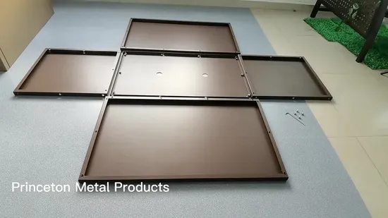 モダンなデザインの DIY 金属粉体塗装アルミニウム プランター ボックス