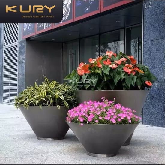 屋外装飾植木鉢モダンプランターボックス