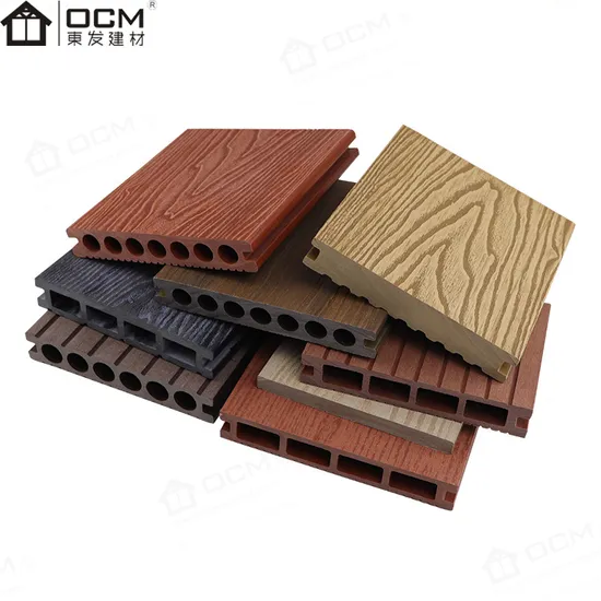 掃除が簡単な中国サプライヤーWPC屋外用中空複合デッキ