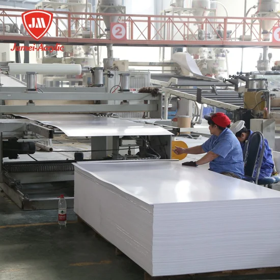 Jumei 工場卸売 3 ミリメートル 5 ミリメートル 4X8FT サイズ屋外看板ディスプレイキッチンキャビネット壁パネル白柔軟なプラスチック拡張 Celuca Forex シート PVC フォームボード